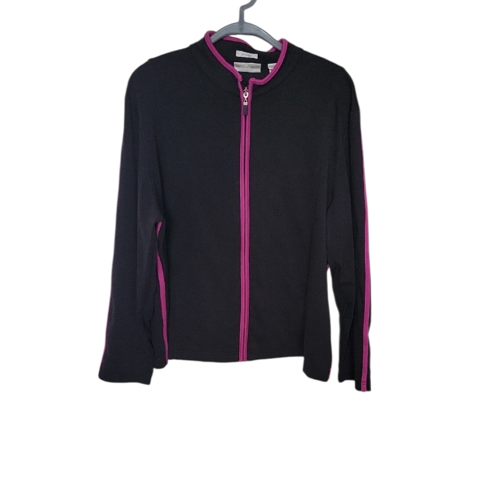 Draper's & Damon's Women's Petite Stretch Athletic Jacket PXL